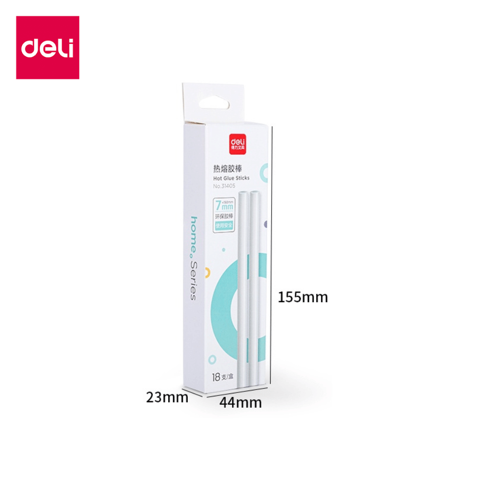 กาวแท่ง DELI 31405-WH-01 7มม. สีขาว แพ็ก 18 ชิ้น_5